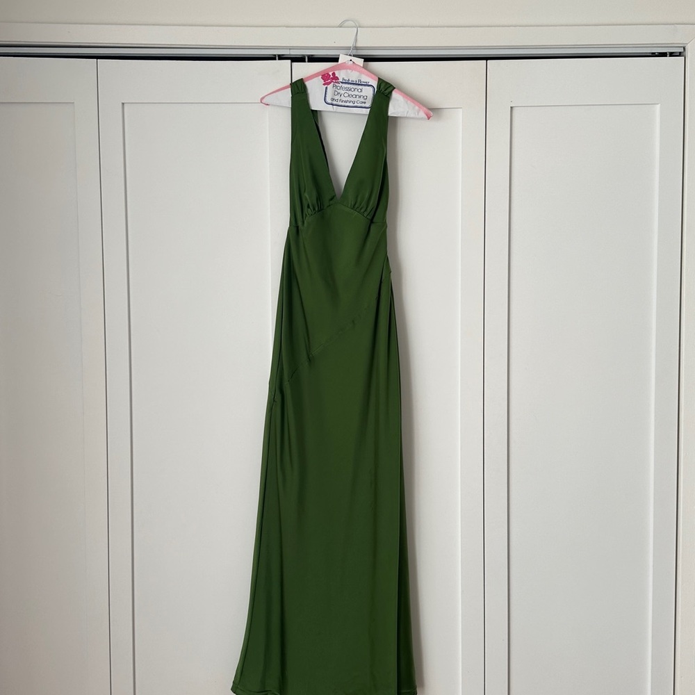 Meshki - Nadia Maxin Satin Dress w/ Back Cowl